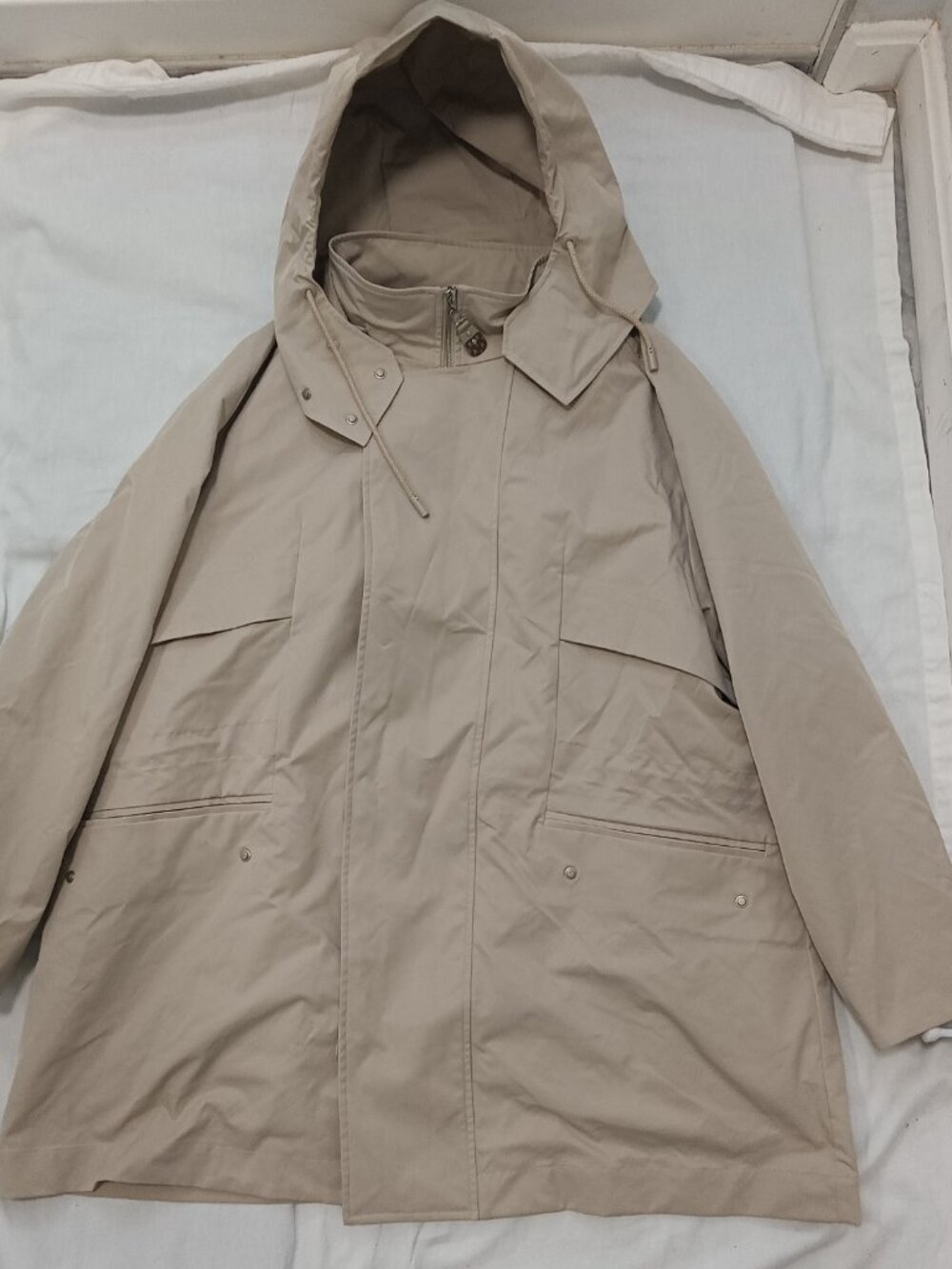 Trendiano Beige Large Men's Trench Coat